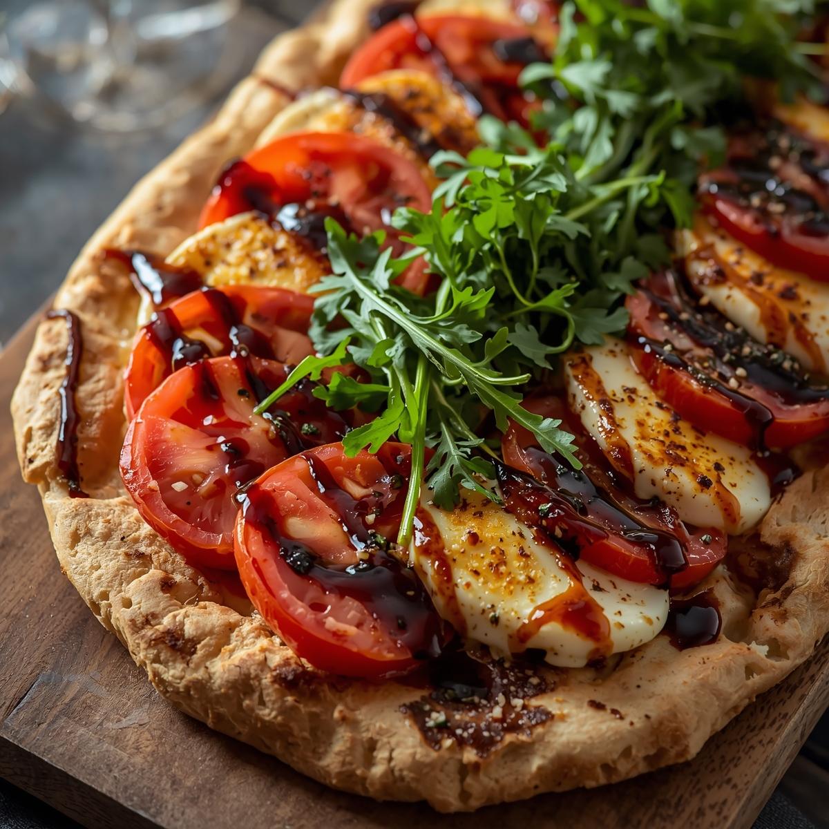 Flammkuchen Mozzarella di Caprese