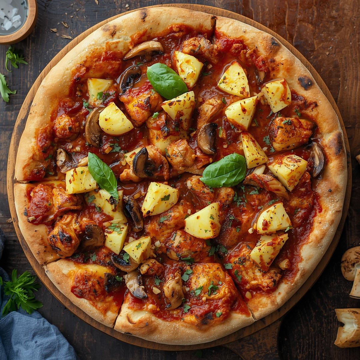 Pizza BBQ Caribbean