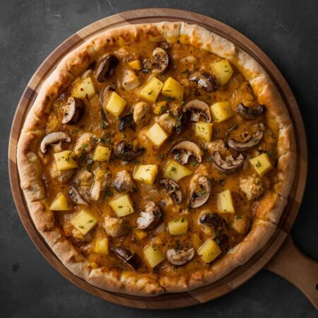Pizza Curry Chicken