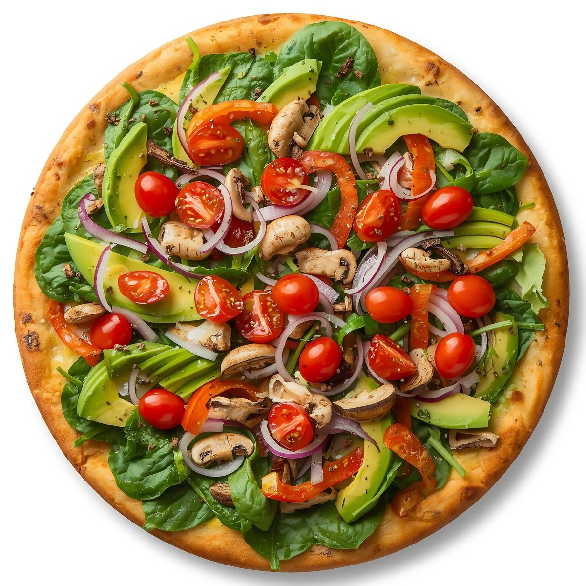 Pizza Vegan Avocado Loves