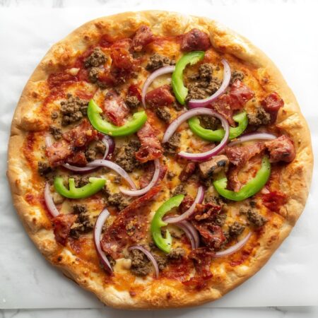 Pizza Vegan Bacon Supreme