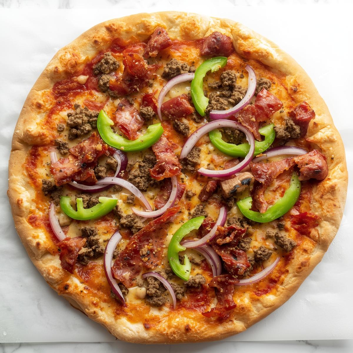 Pizza Vegan Bacon Supreme