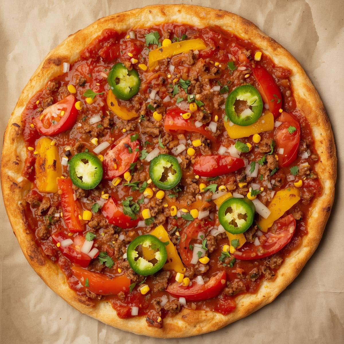 Pizza Vegan Chili con Carne