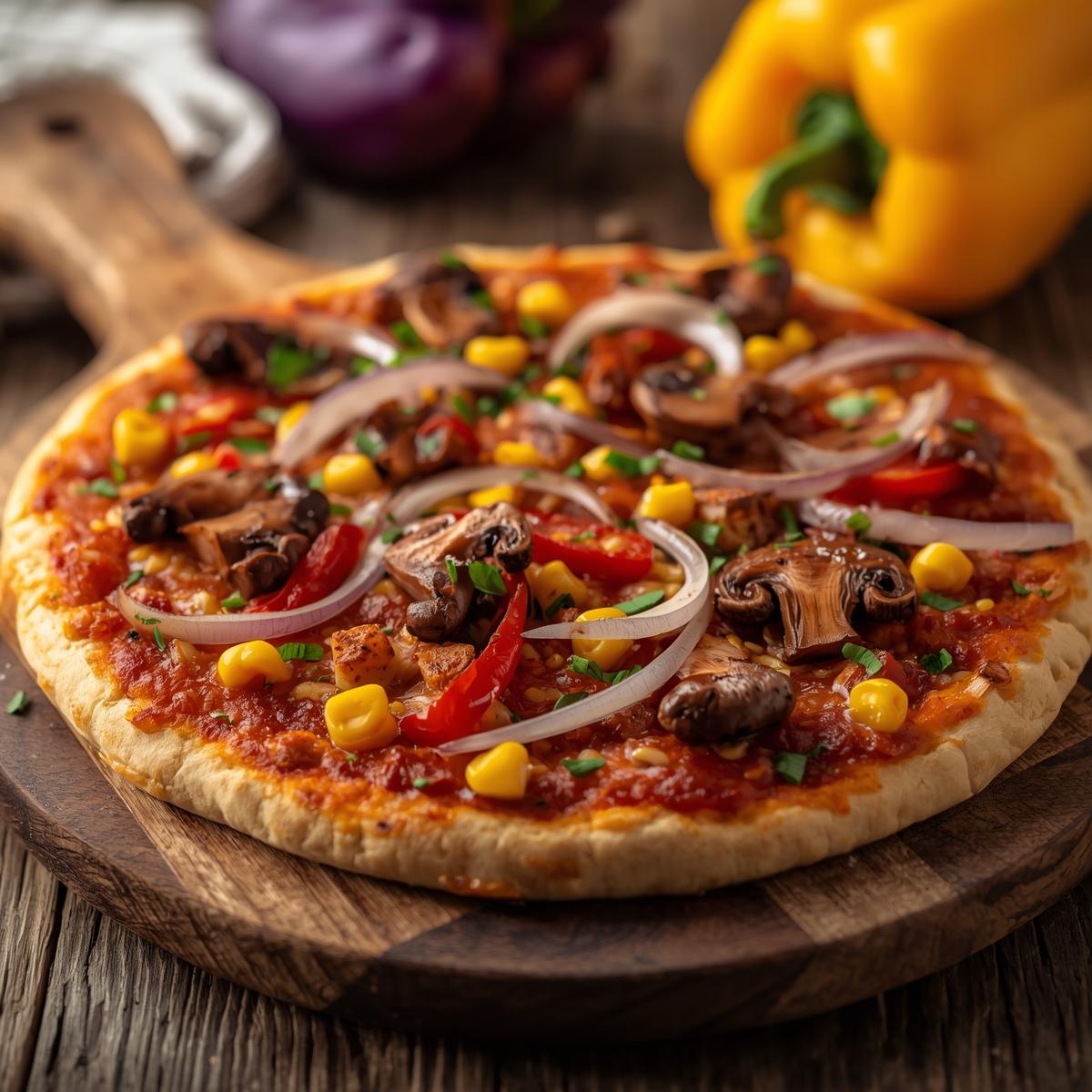 Pizza Vegan Seitan