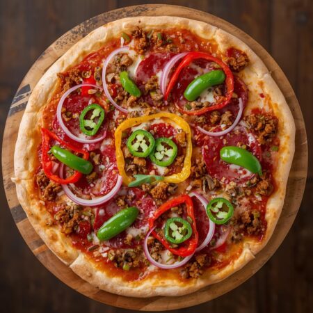 Pizza Vegan Spicy Supreme